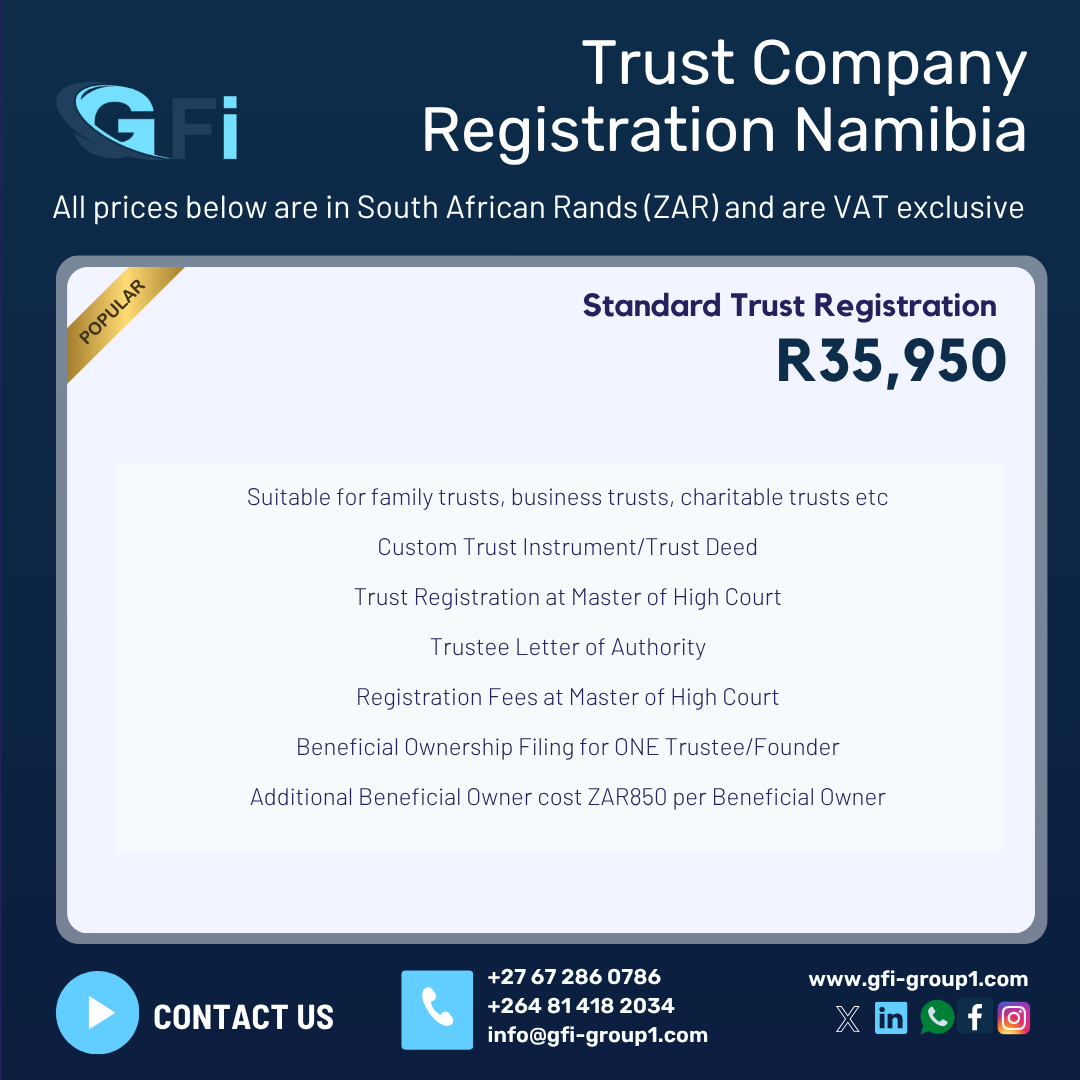 Trust Registration Namibia
